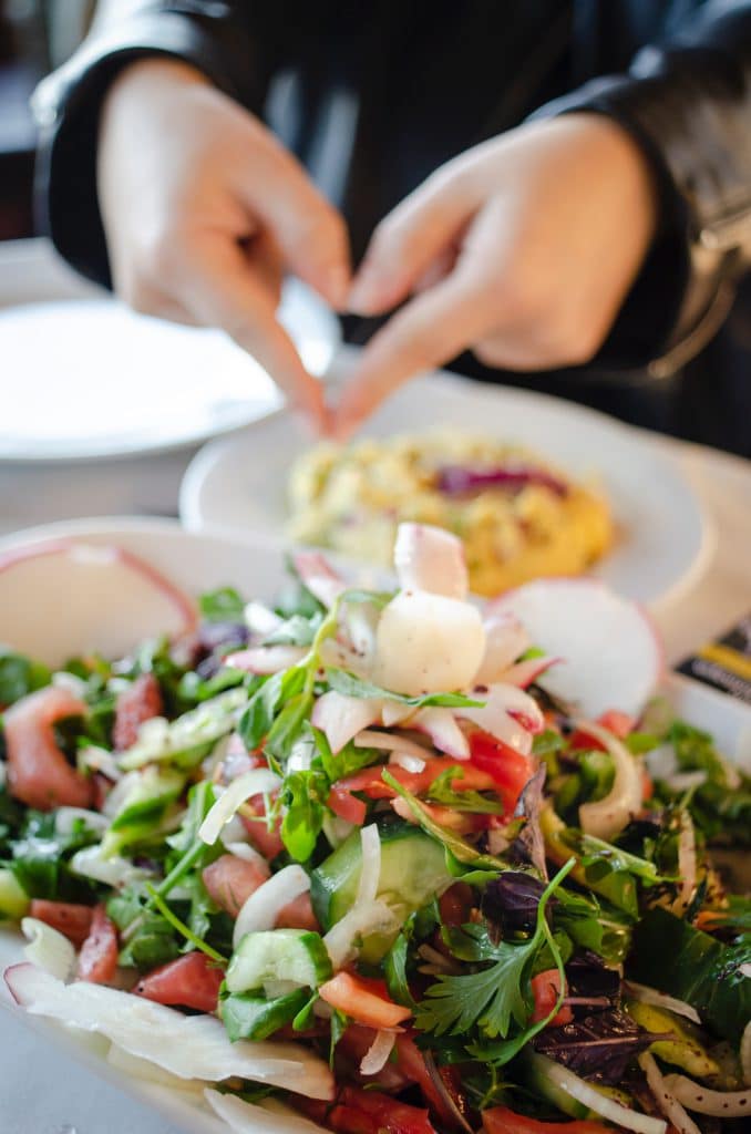 Traditional Turkish Food Antalya's piyaz salad