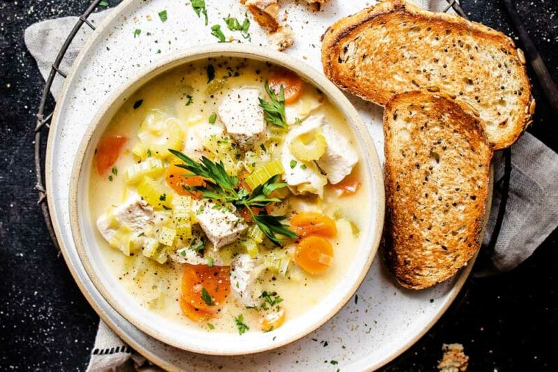 Belgium Food (Irresistible Dishes You’d Want To Relish In 2022) Chicken Waterzooi