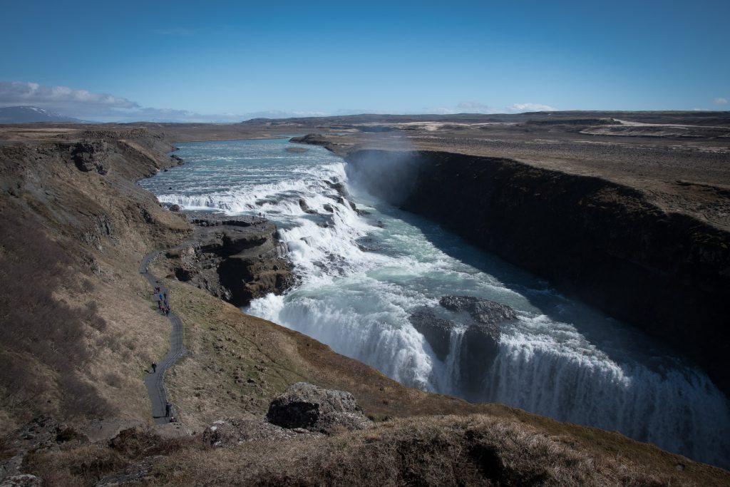 Places to visit in Iceland Gulfoss 