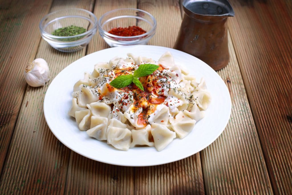 Traditional Turkish Food Manti