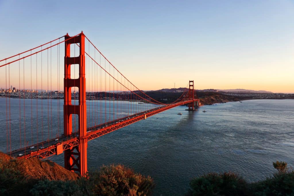 San Francisco's Golden Gate Bridge - Beautiful Places in the USA
