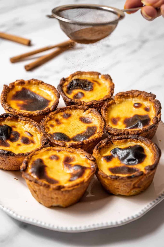 Portuguese dessert, pastel de nata - Authentic Dishes in Portugal That You Must Try