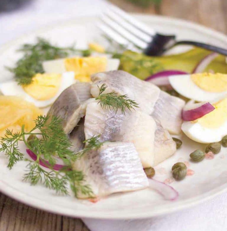 Pickled Herring and Potatoes - Food in Sweden (Irresistible Dishes You’d Want To Relish In 2022)