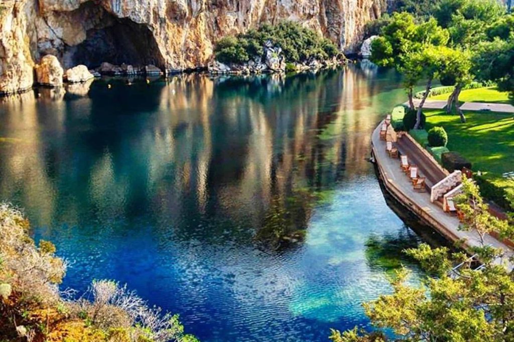 Take a dip in Lake Vouliagmeni - Things to do in Athens, Greece