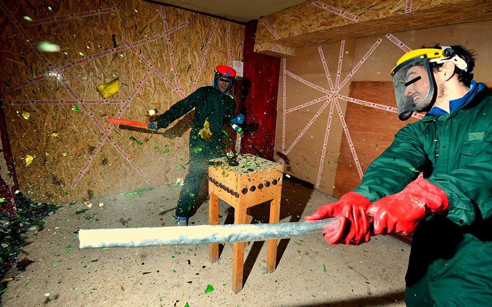 Smash Things at Limba Rage Room - Things to do in Athens, Greece