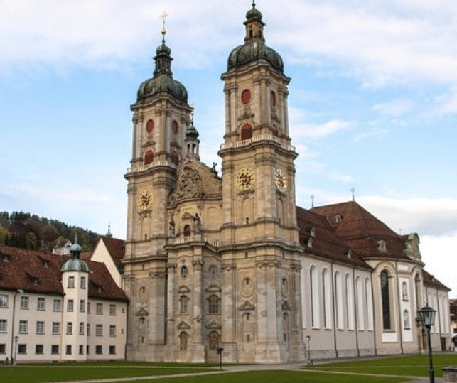 The Abbey of St. Gall - Places to Celebrate Christmas in Switzerland