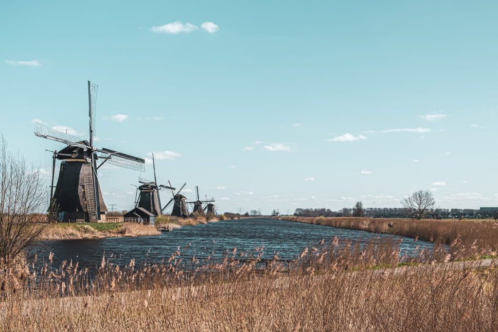 Kinderdijk Windmills - Winter Wonderlands in the Netherlands