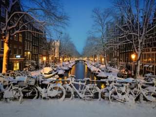 Leiden - Winter Wonderland in the Netherlands