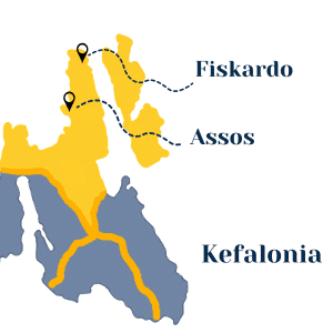 visit north kefalonia greece assos fiskardo