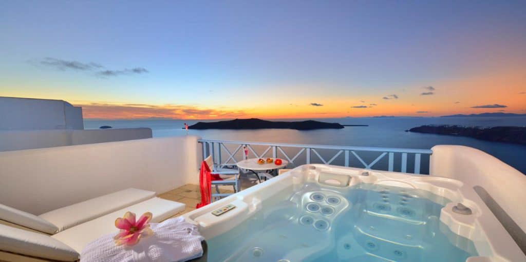 Jacuzzi Fiscardo for couples