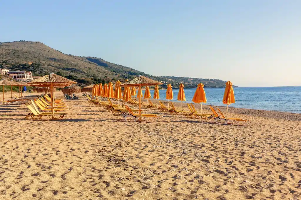 Closest beach to Skala